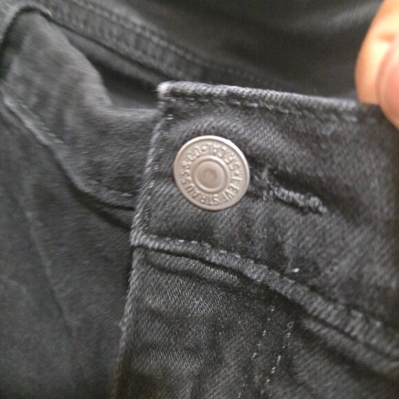 Levi’s 541 Athletic Taper Black Jeans W40 L30 Water<Less> - Picture 10 of 10